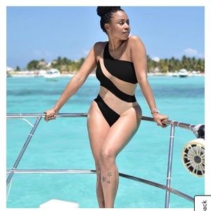 Off the shoulder body suit